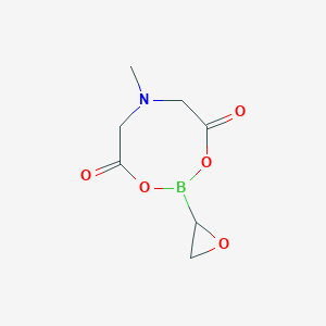molecular formula C7H10BNO5 B1456436 6-Methyl-2-(oxiran-2-yl)-1,3,6,2-dioxazaborocane-4,8-dione CAS No. 1152427-91-2