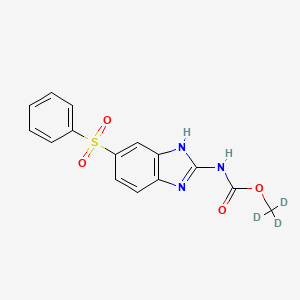 molecular formula C15H13N3O4S B1456438 Fenbendazole sulfone-d3 CAS No. 1228182-49-7
