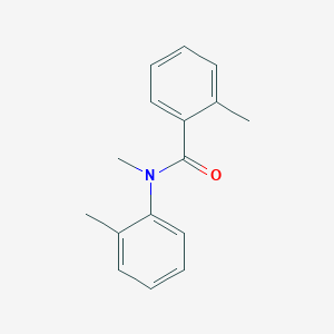 molecular formula C16H17NO B14564420 N,2-Dimethyl-N-(2-methylphenyl)benzamide CAS No. 61494-28-8