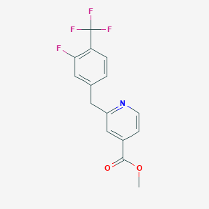 Methyl 2-(3-fluoro-4-(trifluoromethyl)benzyl)isonicotinate