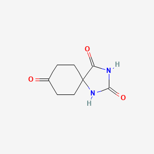 molecular formula C8H10N2O3 B1456444 1,3-Diazaspiro[4.5]decane-2,4,8-trione CAS No. 51145-74-5