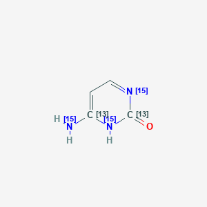 Cytosine-13C2,15N3