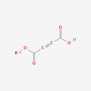 molecular formula C4HKO4 B145645 2-Butynedioic acid, monopotassium salt CAS No. 928-04-1