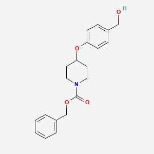 Benzyl 4-[4-(hydroxymethyl)phenoxy]piperidine-1-carboxylate