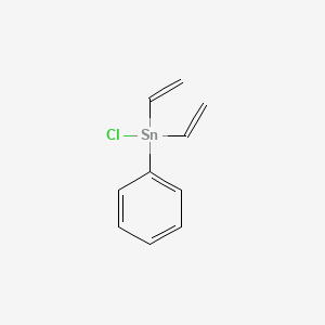 molecular formula C10H11ClSn B14564511 Chloro(diethenyl)phenylstannane CAS No. 61726-41-8
