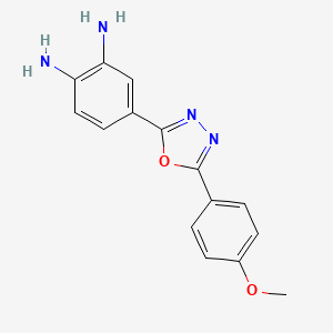 4-[5-(4-Methoxy-phenyl)-[1,3,4]oxadiazol-2-yl]-benzene-1,2-diamine