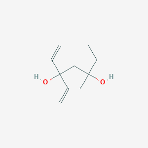 molecular formula C10H18O2 B14564592 3-Ethenyl-5-methylhept-1-ene-3,5-diol CAS No. 61841-10-9