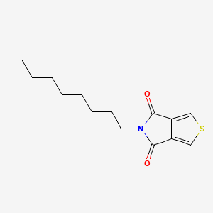 molecular formula C14H19NO2S B1456462 5-Octyl-4H-thieno[3,4-c]pyrrole-4,6(5H)-dione CAS No. 773881-43-9