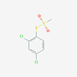molecular formula C7H6Cl2O2S2 B14564718 S-(2,4-Dichlorophenyl) methanesulfonothioate CAS No. 61713-35-7