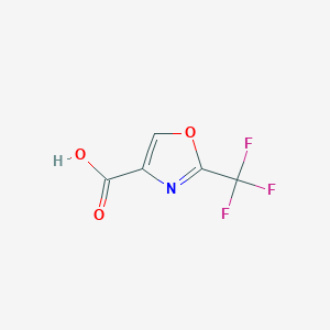 molecular formula C5H2F3NO3 B1456478 2-(Trifluoromethyl)-1,3-oxazole-4-carboxylic acid CAS No. 1060816-01-4
