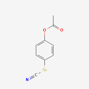 molecular formula C9H7NO2Se B14564811 4-(Selenocyanato)phenyl acetate CAS No. 61629-31-0
