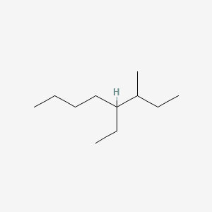 molecular formula C11H24 B14564859 Octane, 4-ethyl-3-methyl CAS No. 62016-20-0