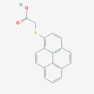 molecular formula C18H12O2S B14564936 [(Pyren-1-yl)sulfanyl]acetic acid CAS No. 61494-53-9