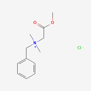 molecular formula C12H18ClNO2 B14564951 Benzyl-(2-methoxy-2-oxoethyl)-dimethylazanium;chloride CAS No. 61533-03-7