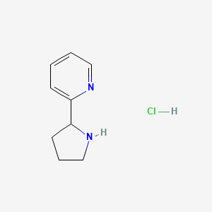 molecular formula C9H13ClN2 B1456507 2-Pyrrolidin-2-ylpyridine hcl CAS No. 1312929-35-3