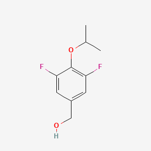 molecular formula C10H12F2O2 B1456512 (3,5-Difluoro-4-isopropoxyphenyl)methanol CAS No. 1500606-79-0