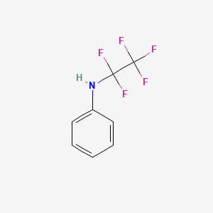 molecular formula C8H6F5N B14565202 N-(Pentafluoroethyl)aniline CAS No. 61881-21-8