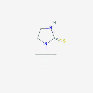 molecular formula C7H14N2S B14565205 1-tert-Butylimidazolidine-2-thione CAS No. 61406-12-0