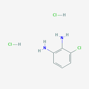 molecular formula C6H9Cl3N2 B1456521 3-Chloro-benzene-1,2-diamine dihydrochloride CAS No. 59497-19-7