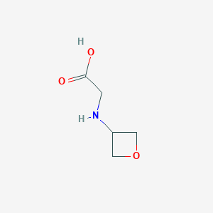 molecular formula C5H9NO3 B1456522 2-(Oxetan-3-ylamino)acetic acid CAS No. 1359702-02-5