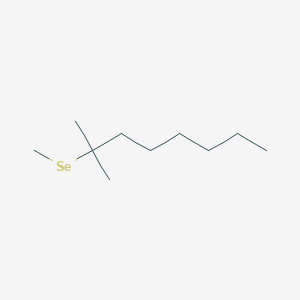 molecular formula C10H22Se B14565254 2-Methyl-2-(methylselanyl)octane CAS No. 61540-02-1