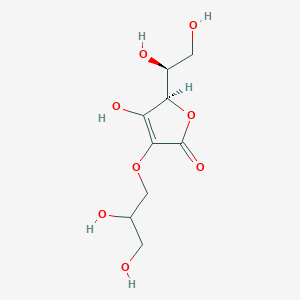 molecular formula C9H14O8 B1456526 抗坏血酸甘油酯 CAS No. 1120360-13-5