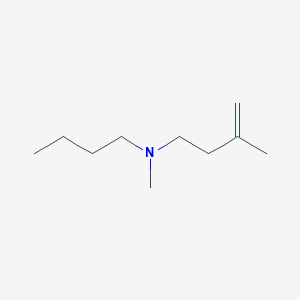 molecular formula C10H21N B14565309 N-Butyl-N,3-dimethylbut-3-en-1-amine CAS No. 61308-06-3