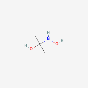 molecular formula C3H9NO2 B14565316 2-(Hydroxyamino)propan-2-ol CAS No. 61558-18-7
