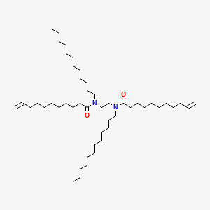 molecular formula C48H92N2O2 B14565323 N,N'-(Ethane-1,2-diyl)bis(N-dodecylundec-10-enamide) CAS No. 61797-60-2