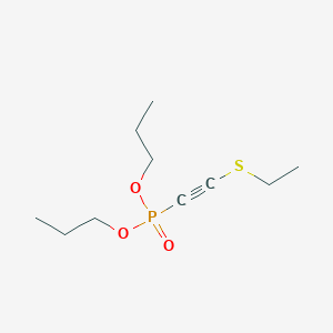 molecular formula C10H19O3PS B14565334 Dipropyl [(ethylsulfanyl)ethynyl]phosphonate CAS No. 61609-60-7