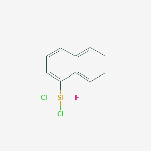 molecular formula C10H7Cl2FSi B14565337 Dichloro(fluoro)(naphthalen-1-yl)silane CAS No. 61502-52-1