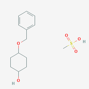 Cyclohexanol, 4-(phenylmethoxy)-, methanesulfonate