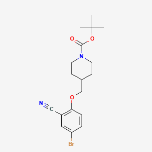 Tert-butyl 4-((4-bromo-2-cyanophenoxy)methyl)piperidine-1-carboxylate