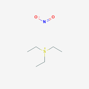 molecular formula C6H15NO2S B14565556 Triethylsulfanium nitrite CAS No. 61362-56-9