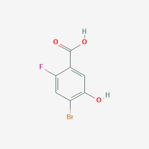 4-Bromo-2-fluoro-5-hydroxybenzoic acid