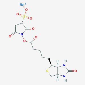 molecular formula C14H18N3NaO8S2 B1456558 Sulfo-NHS-Biotin sodium CAS No. 194041-65-1