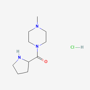 (4-Methyl-1-piperazinyl)(2-pyrrolidinyl)methanone hydrochloride