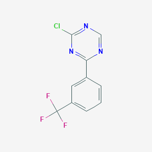 2-Chloro-4-(3-trifluoromethyl-phenyl)-[1,3,5]triazine