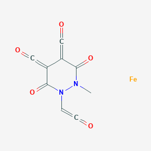 molecular formula C9H4FeN2O5 B14565726 CID 71395353 CAS No. 61491-67-6