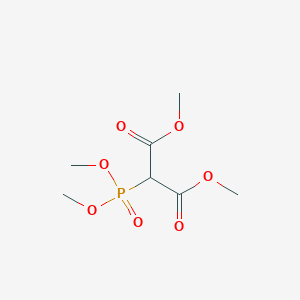 molecular formula C7H13O7P B14565731 Dimethyl (dimethoxyphosphoryl)propanedioate CAS No. 61631-27-4