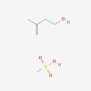 molecular formula C6H14O4S B1456580 3-Buten-1-ol, 3-methyl-, methanesulfonate CAS No. 80352-66-5