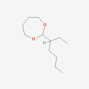 molecular formula C12H24O2 B14565870 2-(Heptan-3-yl)-1,3-dioxepane CAS No. 61732-93-2