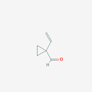 molecular formula C6H8O B14565881 1-Ethenylcyclopropane-1-carbaldehyde CAS No. 61406-26-6