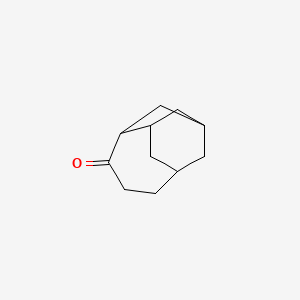 molecular formula C11H16O B14565915 Octahydro-2,5-methanoazulen-8(1H)-one CAS No. 61770-31-8