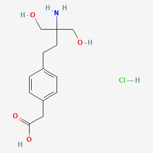 molecular formula C13H20ClNO4 B1456595 FTY720 Acetic Acid Hydrochloride CAS No. 1346598-36-4