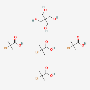 molecular formula C21H40Br4O12 B1456596 Pentaerythritol tetrakis(2-bromoisobutyrate) CAS No. 243991-62-0