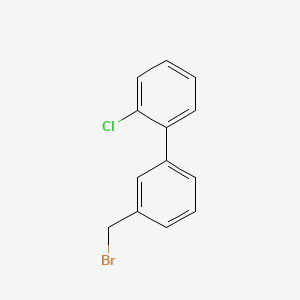 molecular formula C13H10BrCl B1456600 3'-(溴甲基)-2-氯-1,1'-联苯 CAS No. 83169-85-1