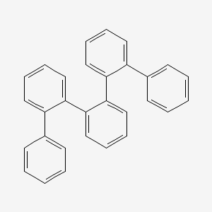 molecular formula C30H22 B14566008 1,2-Bis(2-phenylphenyl)benzene CAS No. 61537-20-0