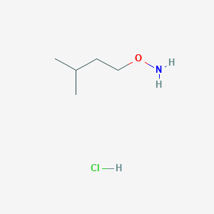 molecular formula C5H14ClNO B1456612 O-isopentylhydroxylamine hydrochloride CAS No. 51951-35-0