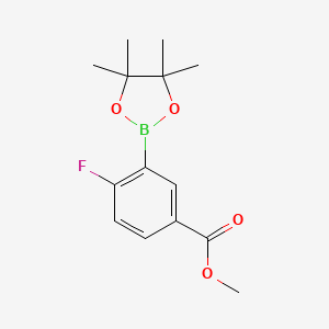 Methyl 4-fluoro-3-(4,4,5,5-tetramethyl-1,3,2-dioxaborolan-2-YL)benzoate